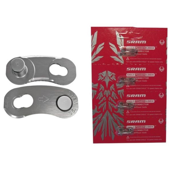 SRAM - PowerLock - Eagle 12v Plata (4 unidades) - 177765