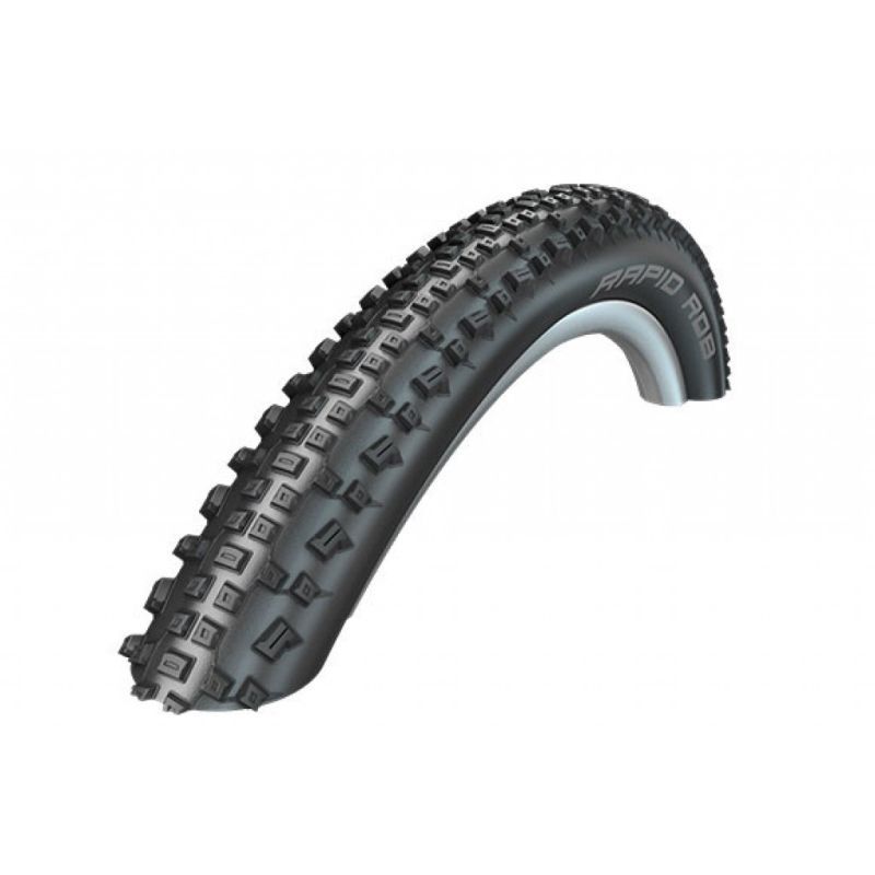 SCHWALBE - Rapid Rob 26 - 26x2.25 Active Line Aro Rígido Bandas Blancas - 215184