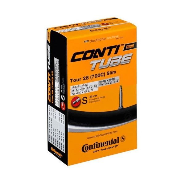 [001121] CONTINENTAL - Tour 28 (700C) Slim - Presta 42mm - 158244