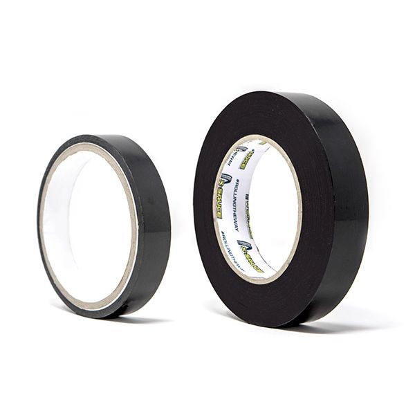 X-SAUCE - Cinta Adhesiva Negra Para Tubelizar (Fina) - 23mm x 9 metros - 191792