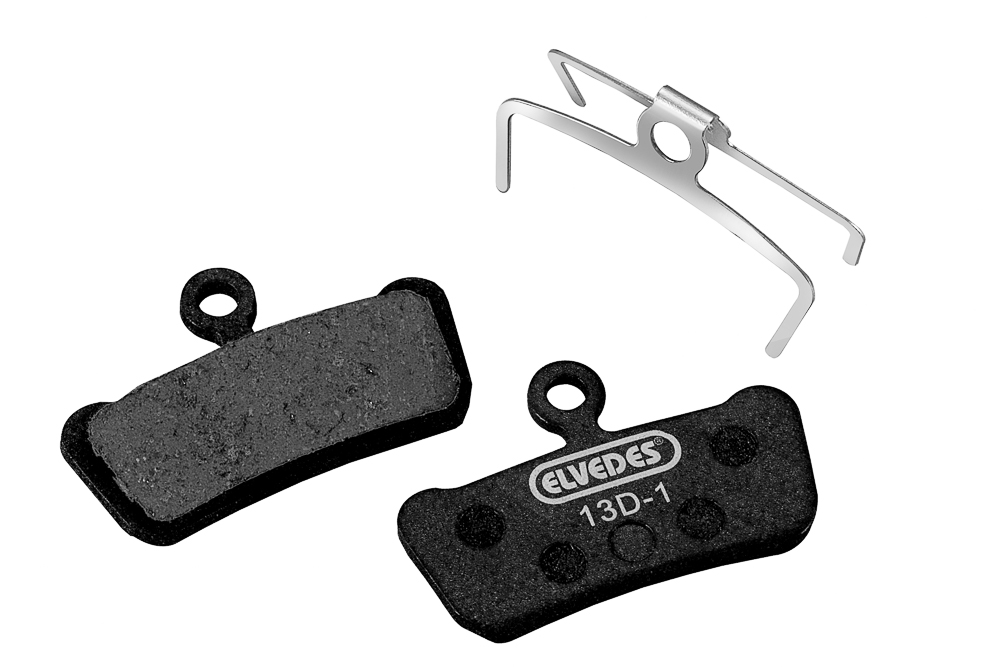 [000099] ELVEDES - Pastillas de freno Disco e-bike (Metallic Carbon, todas condiciones)  AVID/Guide R / Guide RS / Guid - E6898MC