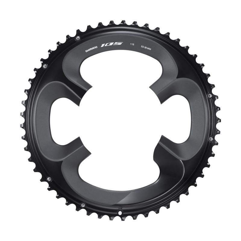 SHIMANO - 105 R7000 - 53 Dientes Negro - 220770