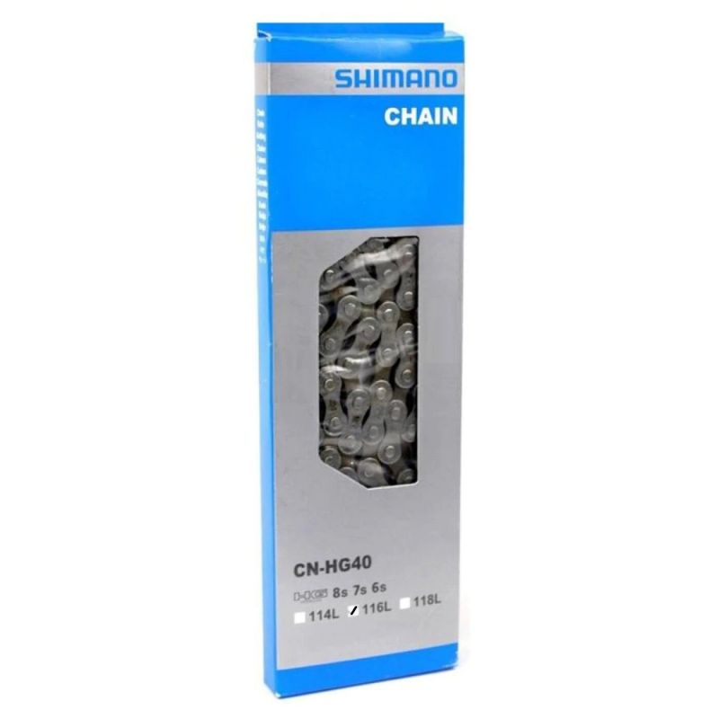 SHIMANO - CN-HG40 6-7-8V - 116 eslabones - 201364