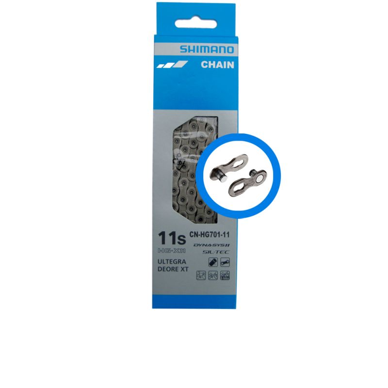 [000267] SHIMANO - Ultegra / XT HG701 - 138 Eslabones + Eslabón Rápido - 157398