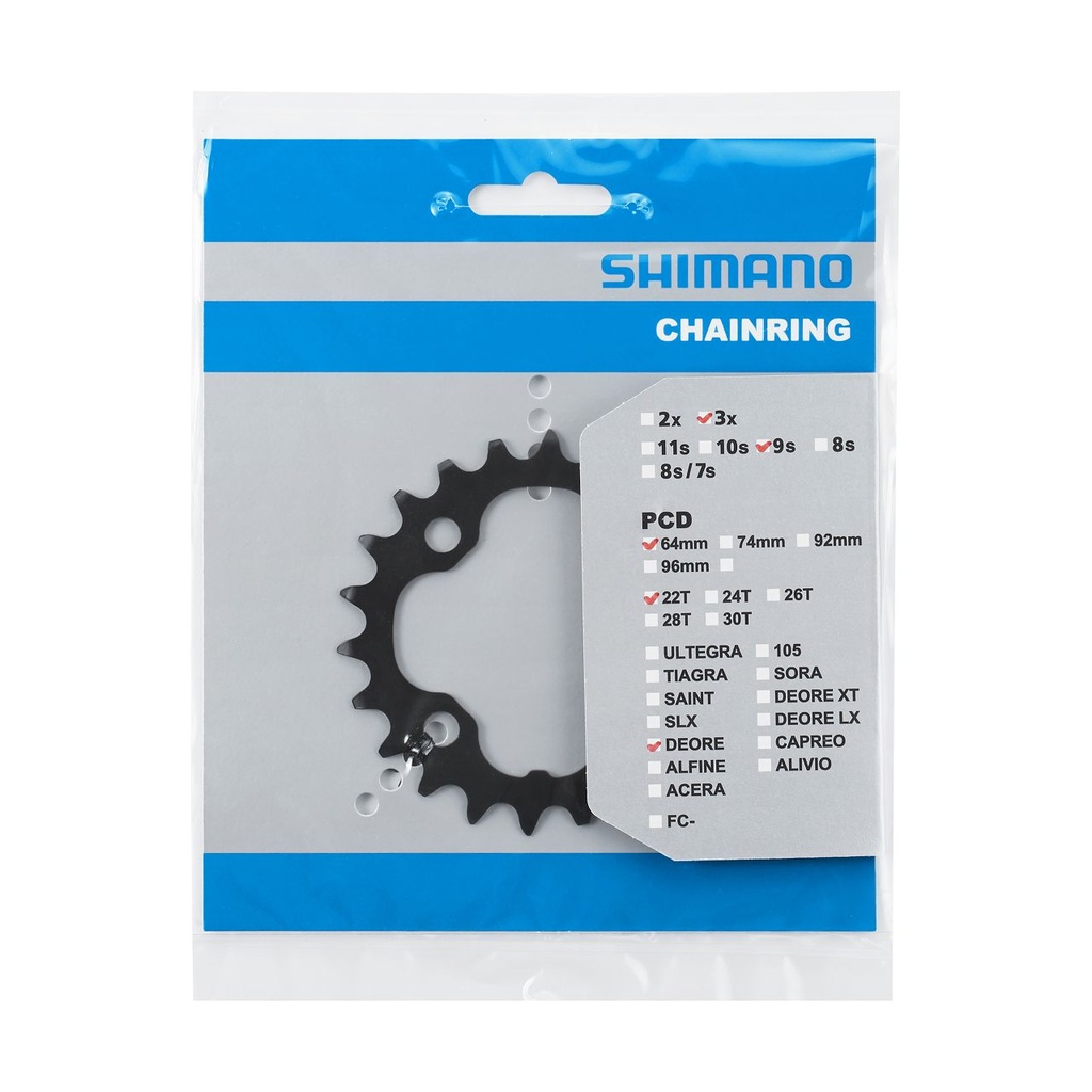SHIMANO - Deore FC-M590 - 22 Dientes - 29378
