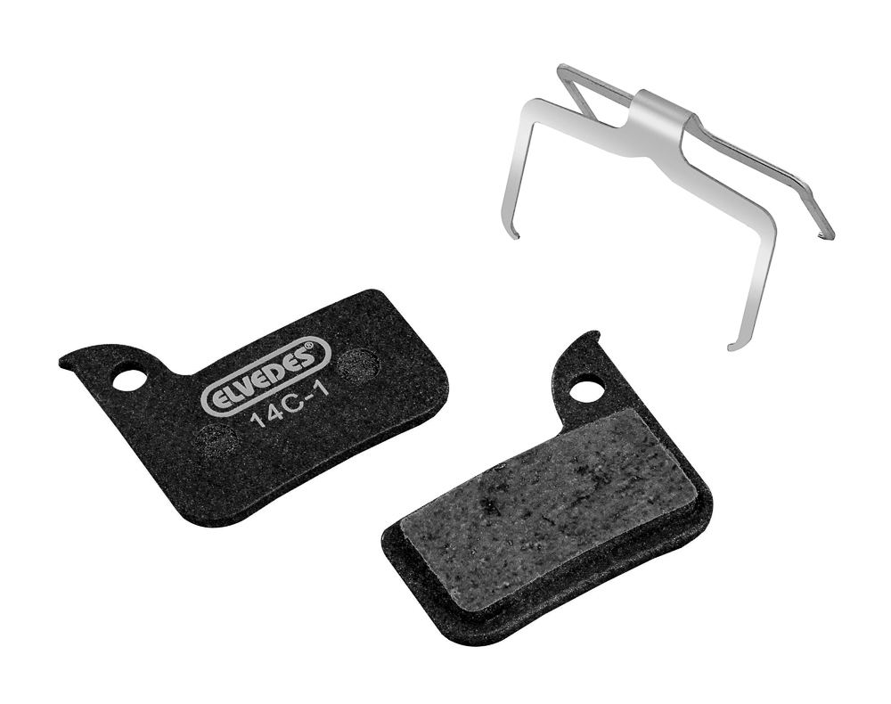 ELVEDES - Pastillas de freno Disco e-bike (Metallic Carbon, todas condiciones)  SRAM /Red 22 B1 /Rival 1 /Riva - E6900MC