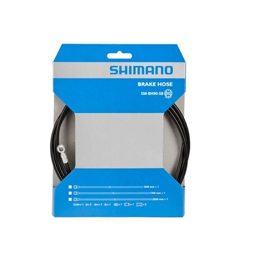 [000302] SHIMANO - Latiguillo SM-BH90-SB Banjo - Negro 1700mm  - 104299